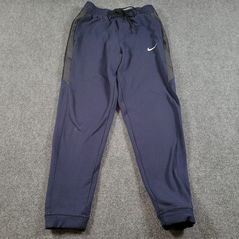 Nike Therma-FIT Joggers Mens Medium Navy Blue Athletic Sweatpants FD1133-427